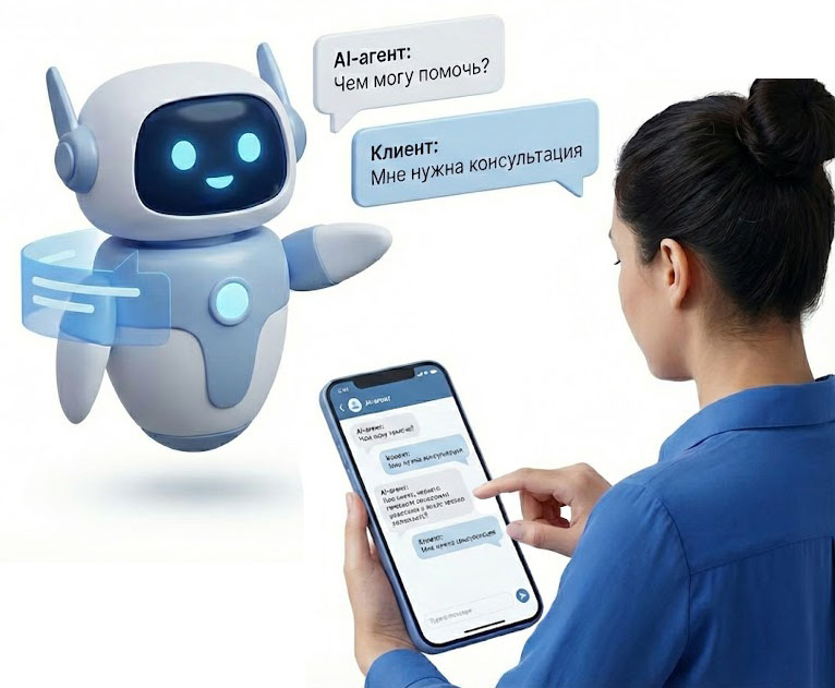 Внедрение AI-агента от Web Traffic: умный чат-бот автоматически консультирует клиентов в мессенджере на русском и казахском